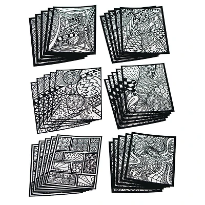 S&S® Worldwide Abstract Velvet Art Posters, 30ct.