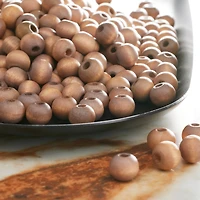 Dark Wooden Round Beads, 8mm by Bead Landing™