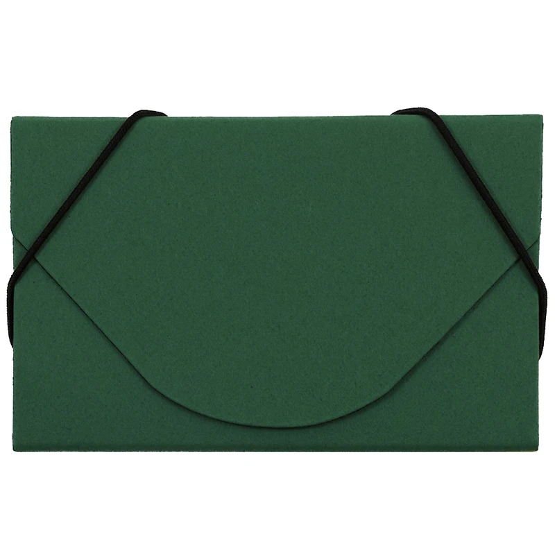 JAM Paper Kraft Ecoboard Business Card Case with Round Flap