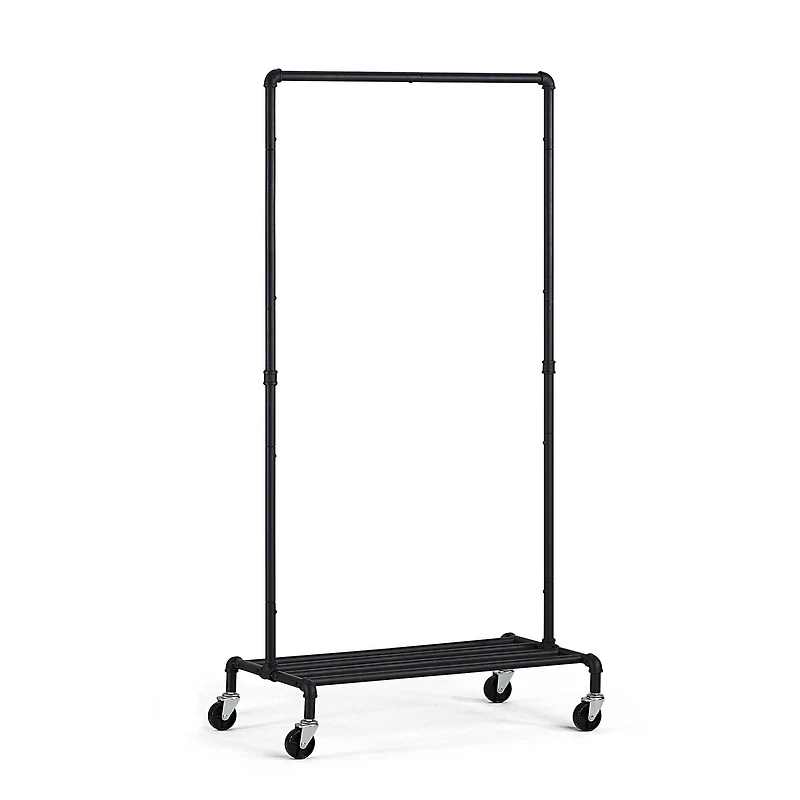 SunnyPoint Black Single Garment Rack