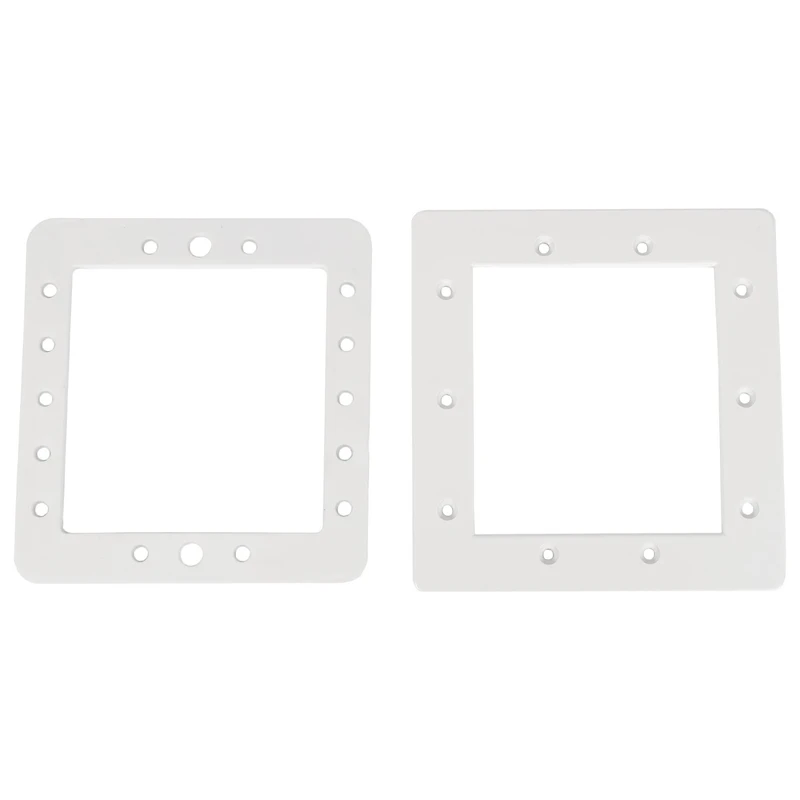 Swim Central 8.25" White Hydrotools Swimming Pool Skimmer Face Plate & Butterfly Gasket