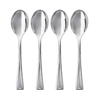 12 Packs: 24 ct. (288 total) Silver Plastic Mini Spoons by Celebrate It™