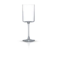 JoyJolt® 11oz. Claire Crystal Cylinder White Wine Glasses, 4ct.