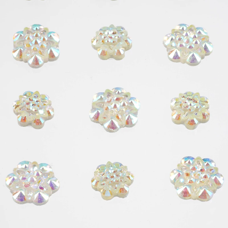 12 Packs: 30 ct. (360 total) Clear Iridescent Florette Bling Stickers by Recollections™