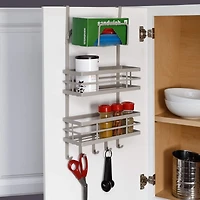 Honey Can Do Gray 3-Shelf Kitchen Wall Storage