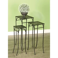 Black Metal Modern Plantstand Set