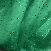 Feldman Green Dots Organza
