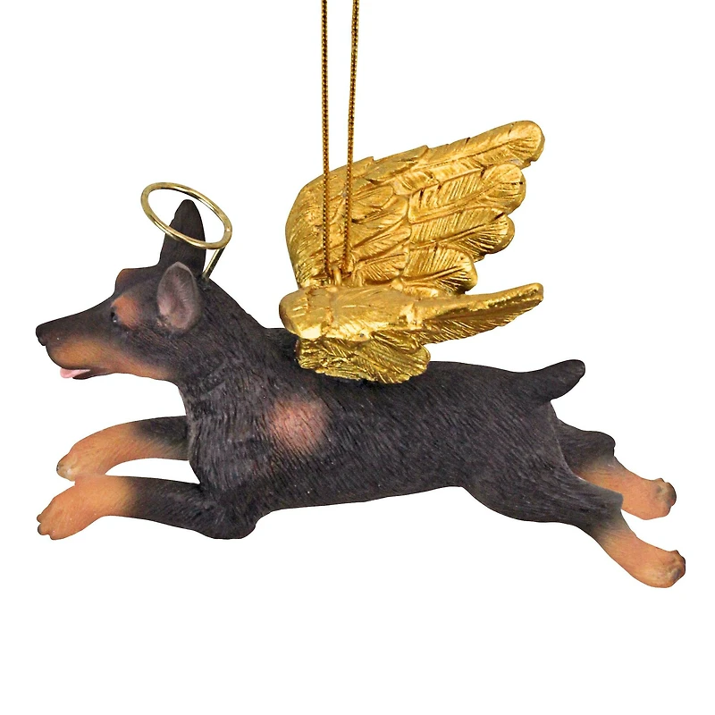 Design Toscano Honor the Pooch Doberman Angel Ornament