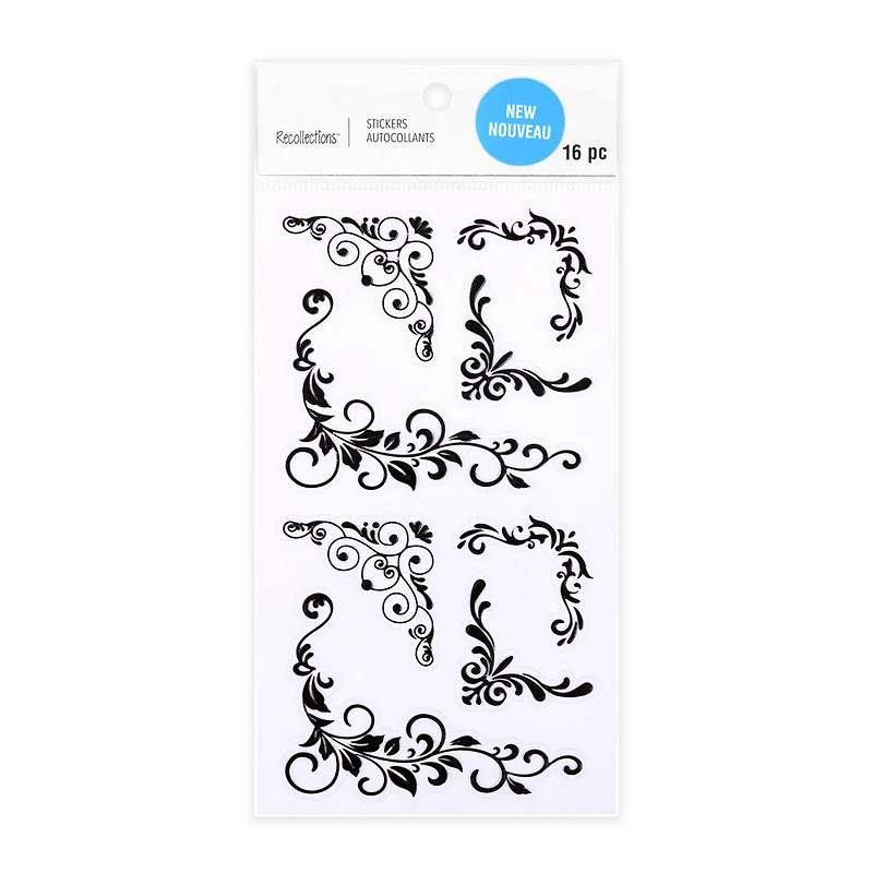 Black Corner Stickers by Recollections™