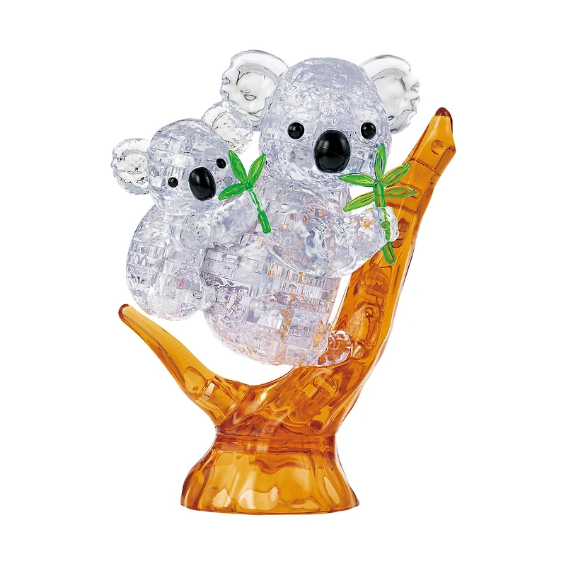 3D Crystal Puzzle - Koala and Baby: 60 Pcs