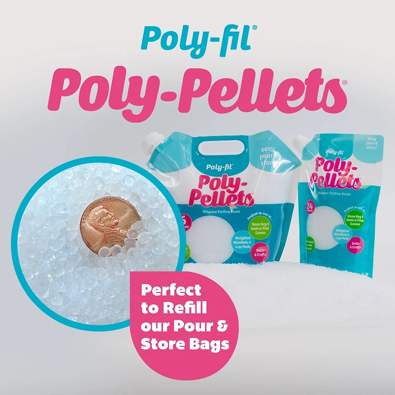 Poly-Fil® Poly-Pellets® 6lb. Weighted Stuffing Beads