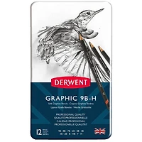 Derwent® Soft Graphic 12 Pencil Tin Set