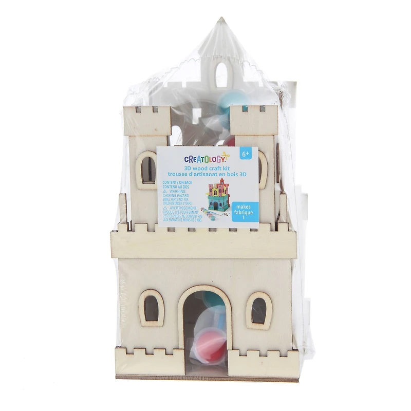 3D Castle Wood Crafting Kit by Creatology™