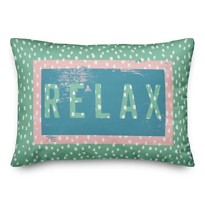Relax Colorful Throw Pillow