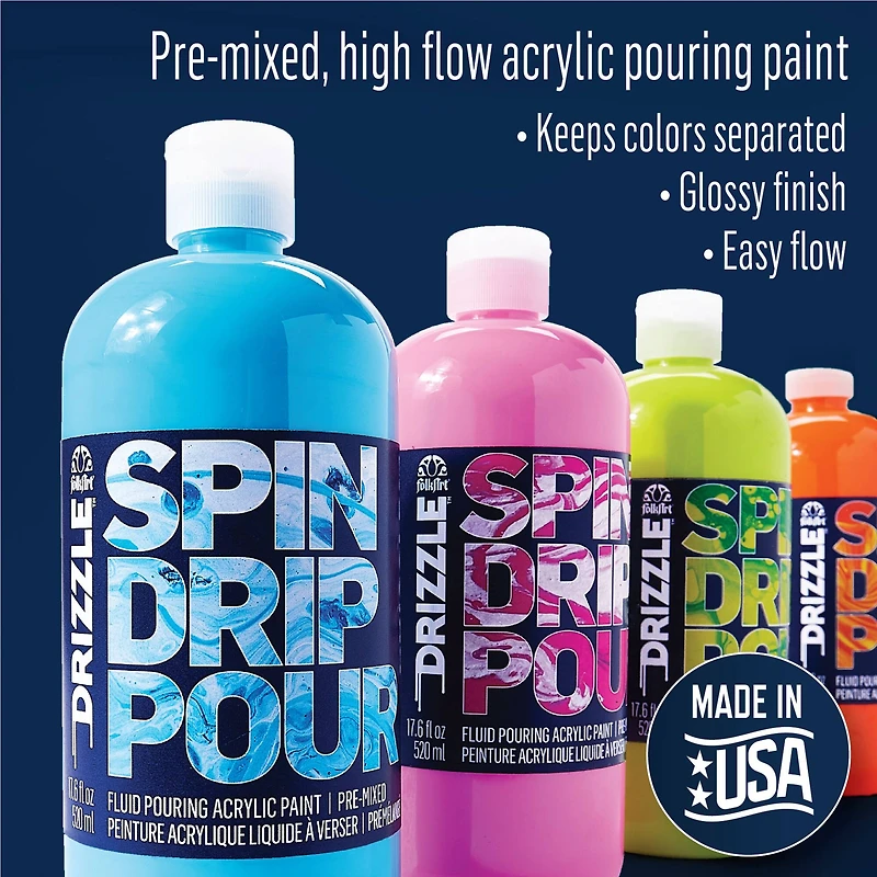 FolkArt® Drizzle™ Pre-Mixed Fluid Pouring Acrylic Paint