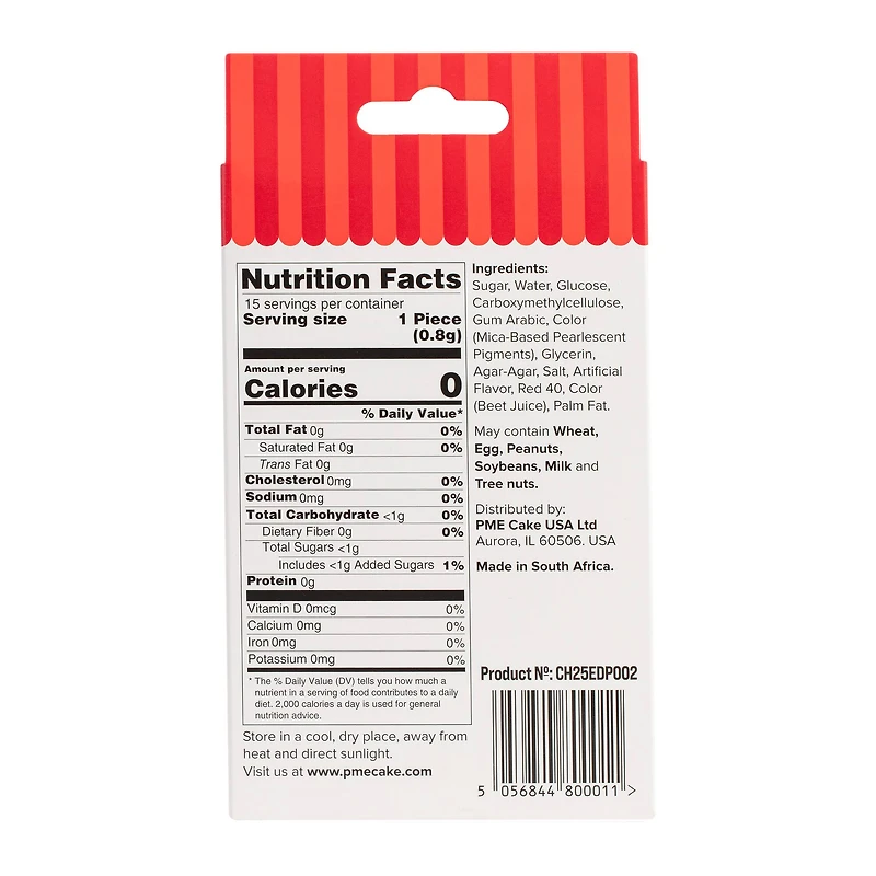 PME Cake Sweet Street® Red Bows Icing Decorations