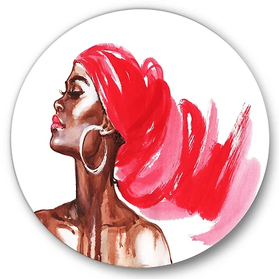 Designart - Portrait of African American Woman IX