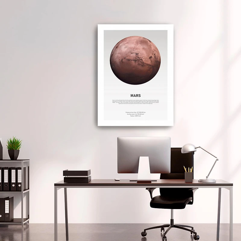 Mars Light Canvas Giclee