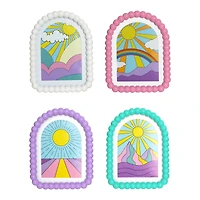 5" x 7" Beaded Arch Retro Frame with Mat by Studio Décor