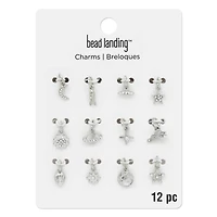Silver Outer Space Charms by Bead Landing™