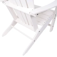 White Traditional Adirondack Chair