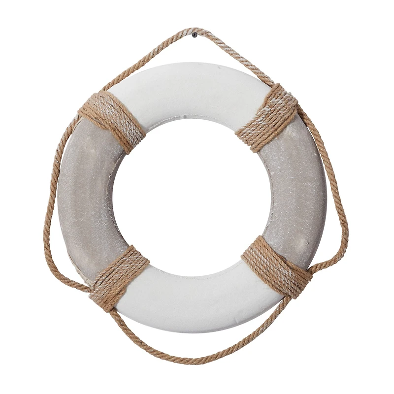 White Coastal Resin Wall Decor, 17" x 17"