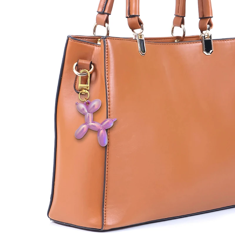 Blue Moon Studio™ Lilac AB Balloon Dog Bag Charm
