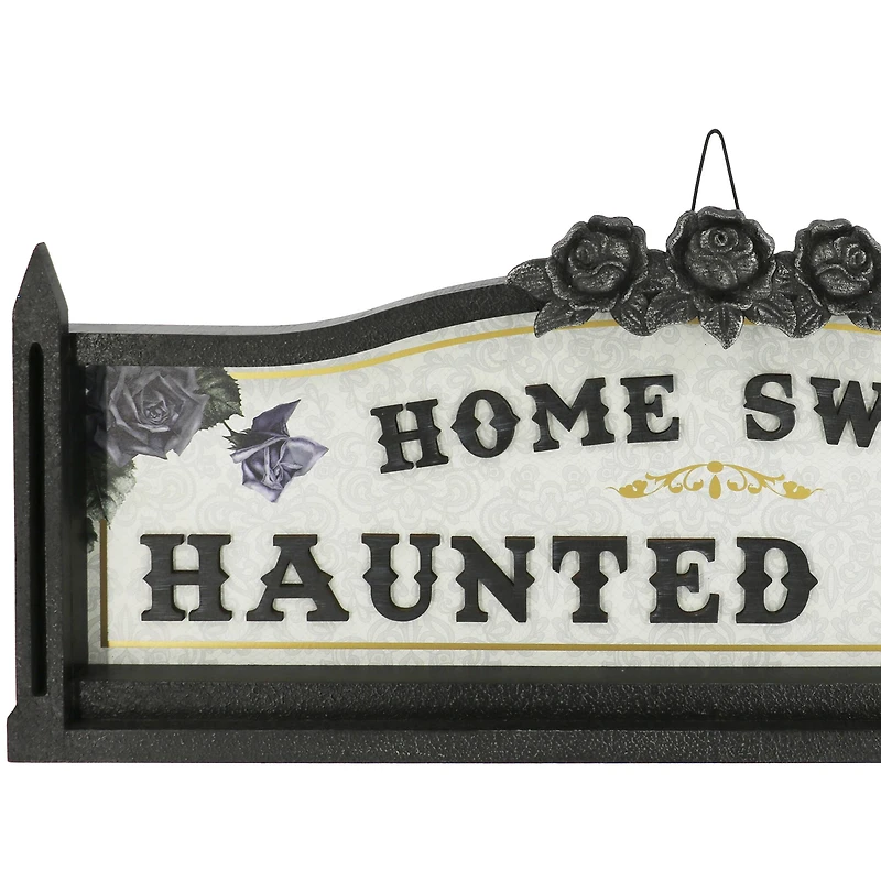 24" Home Sweet Haunted Home Wall Décor 