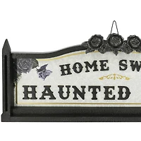 24" Home Sweet Haunted Home Wall Décor 