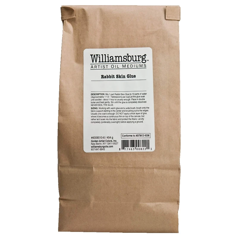 Williamsburg® Artist Oil Mediums Rabbit Skin Glue, 1lb.