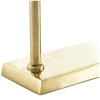 20" Black Marble Abstract Textured Disk Sculpture