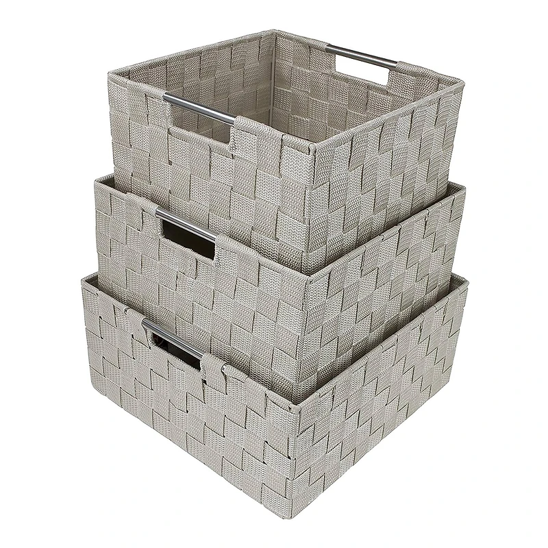 Sorbus 3-Piece Woven Basket Set