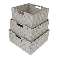 Sorbus 3-Piece Woven Basket Set