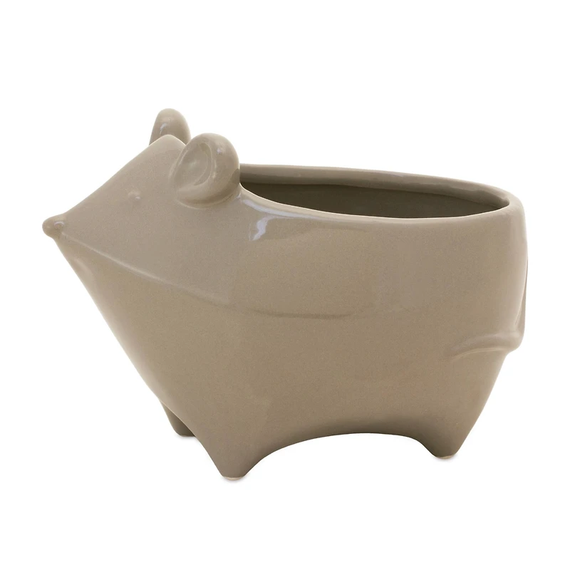 6.5" Ceramic Mouse Planters, 4ct.