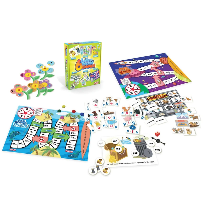 Junior Learning® Letter Sound 6 Games Set