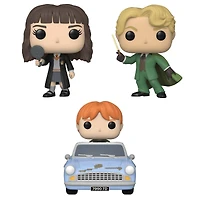 Funko POP! Movies: Harry Potter™ The Chamber of Secrets™ 20th Anniversary Collectors Set: Hermione™, Gilderoy™ and Ron™