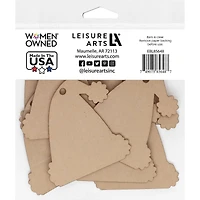 Essentials by Leisure Arts 3" Santa Hat Clear Acrylic Ornaments, 10ct.