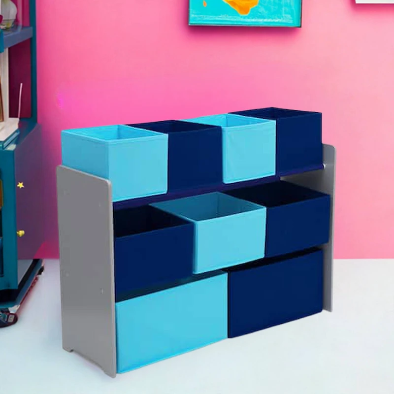 Delta Children Deluxe Multi Bin Toy Organizer with Storage Bins