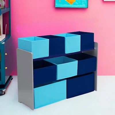Delta Children Deluxe Multi Bin Toy Organizer with Storage Bins