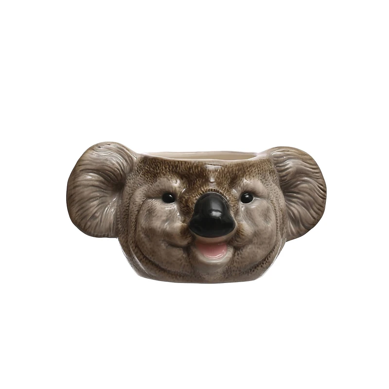 Hello Honey® 7.75" Round Ceramic Koala Head Planter