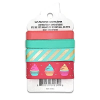 Gwen Studios Cupcakes Printed Ribbon Pack
