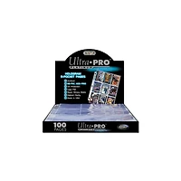 Ultra Pro Platinum 9-Pocket Sheets, 100ct.