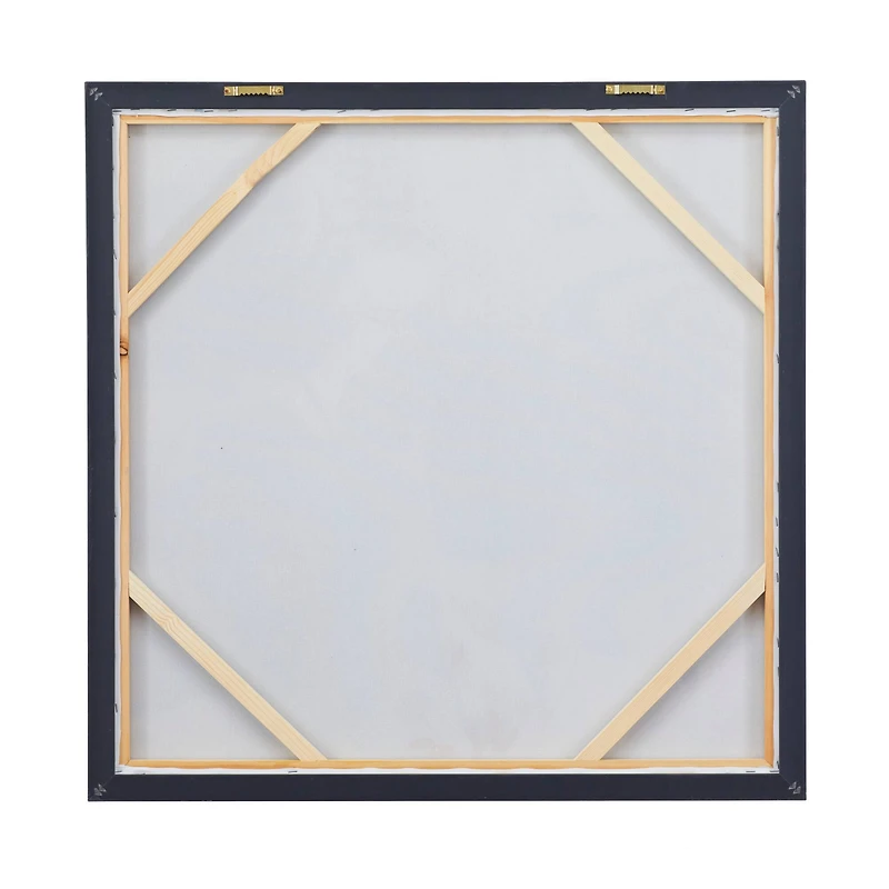 Blue Polystone French Country Framed Wall Art, 32" x 32"