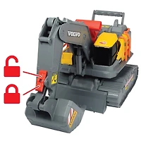Dickie Toys 12" Volvo Excavator Construction Truck