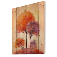 Designart - Colourful Trees Impression I