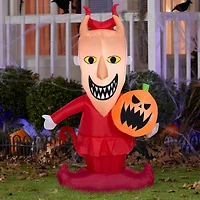 4ft. Airblown® Inflatable Halloween Lock with Jack-o'-Lantern