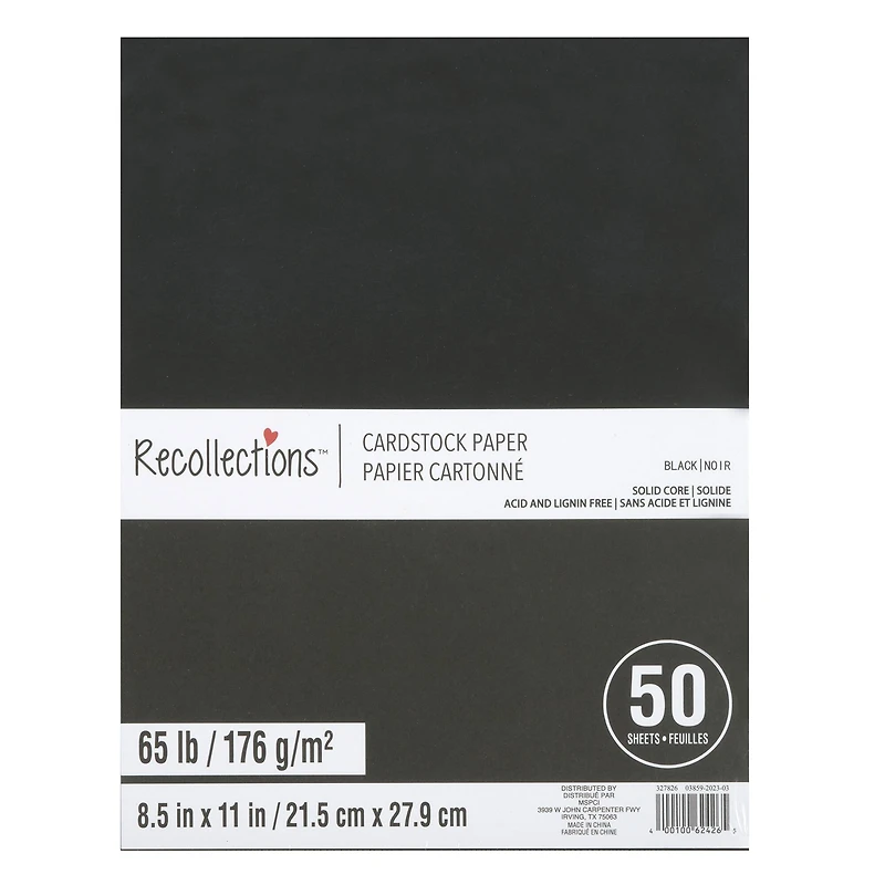 8.5" x 11" Cardstock Paper by Recollections