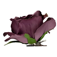 3" Pink Velvet Rose Clip-On Ornament