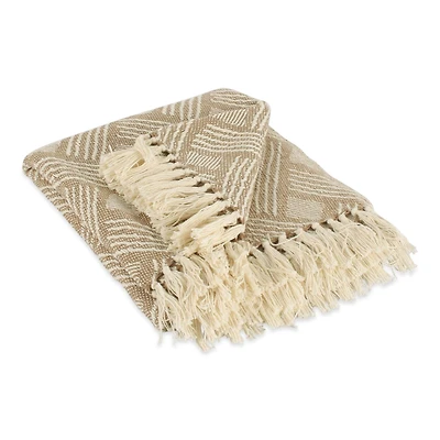 DII® Stone Basket Weave Woven Throw