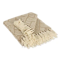 DII® Stone Basket Weave Woven Throw